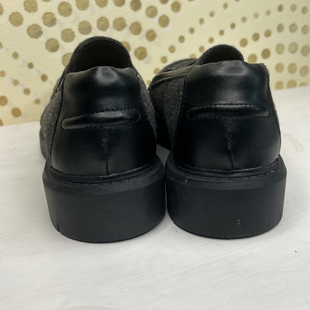 CLARKS Westlyn Bay Tweed Loafers Women's Size 9.5 W-Black-New! - Picture 3 of 7